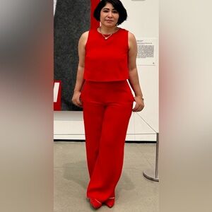 Beautiful red jumpsuit